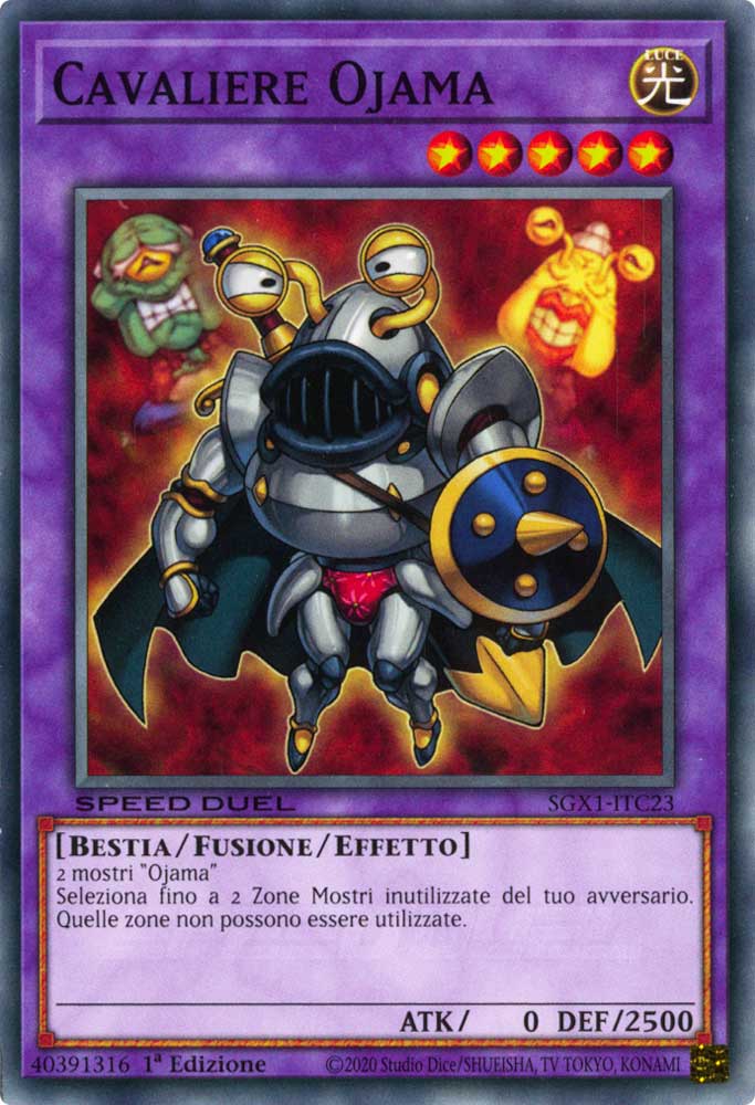 SGX1-ITC23 Cavaliere Ojama comune 1a Edizione (IT) -MINT-
