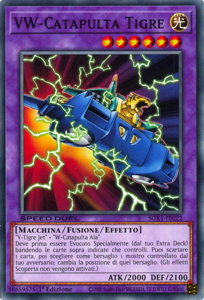 SGX1-ITC22 VW-Catapulta Tigre comune 1a Edizione (IT) -MINT-