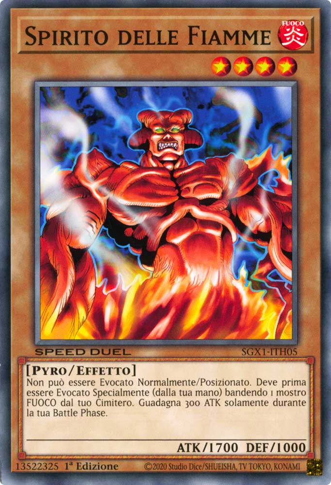 SGX1-ITH05 Spirito delle Fiamme comune 1a Edizione (IT) -MINT-