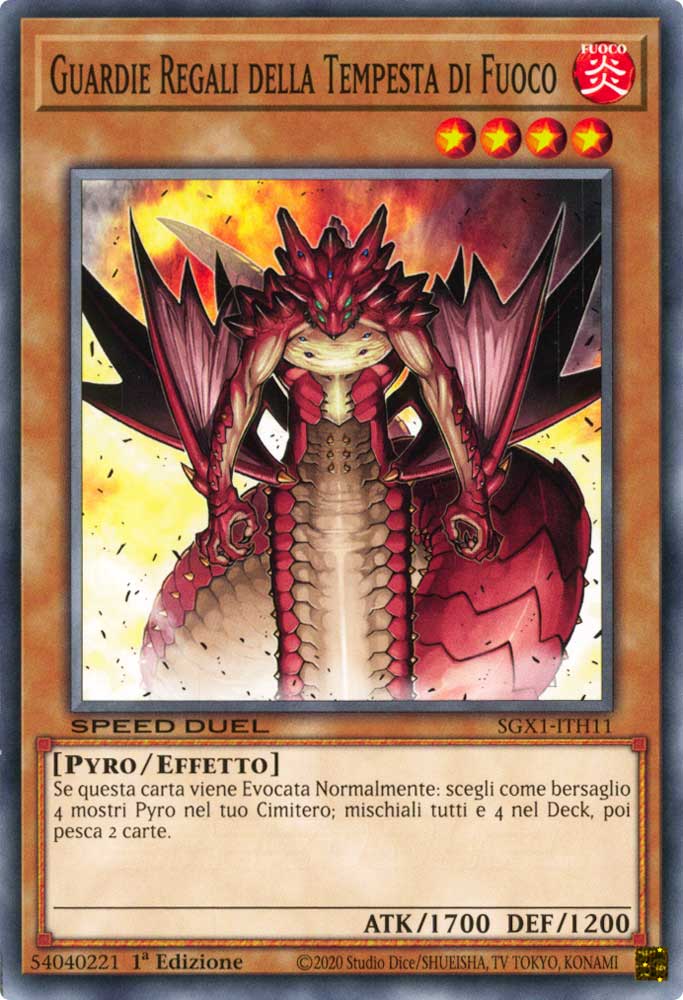 SGX1-ITH11 Guardie Regali della Tempesta di Fuoco comune 1a Edizione (IT) -MINT-