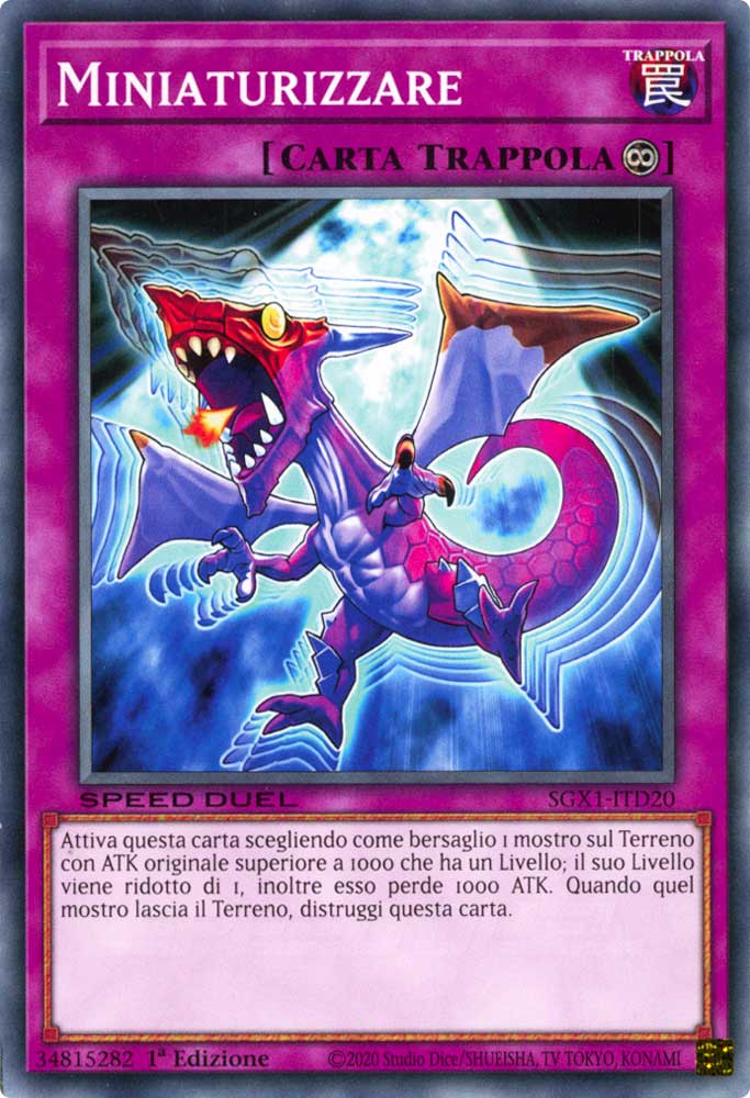 SGX1-ITD20 Miniaturizzare comune 1a Edizione (IT) -MINT-