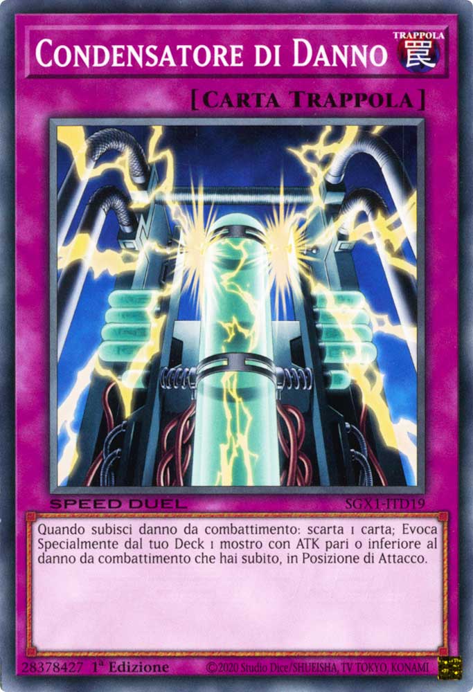 SGX1-ITD19 Condensatore di Danno comune 1a Edizione (IT) -MINT-