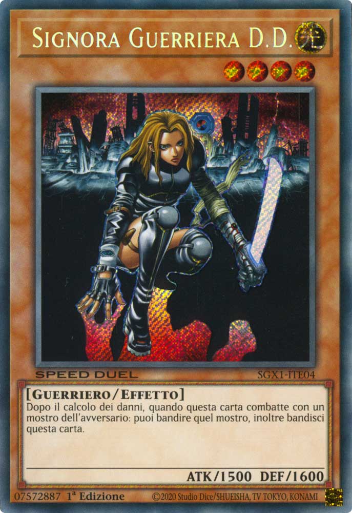 SGX1-ITE04 Signora Guerriera D.D. rara segreta 1a Edizione (IT) -MINT-