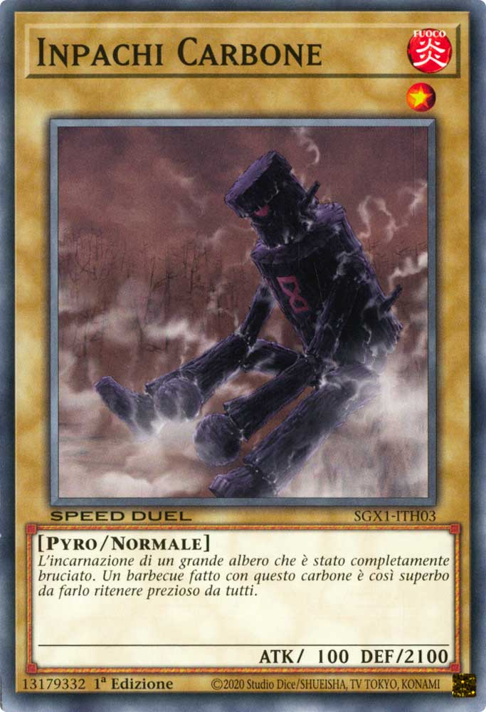 SGX1-ITH03 Inpachi Carbone comune 1a Edizione (IT) -MINT-