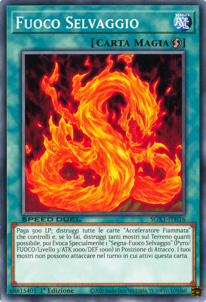 SGX1-ITH16 Fuoco Selvaggio comune 1a Edizione (IT) -MINT-
