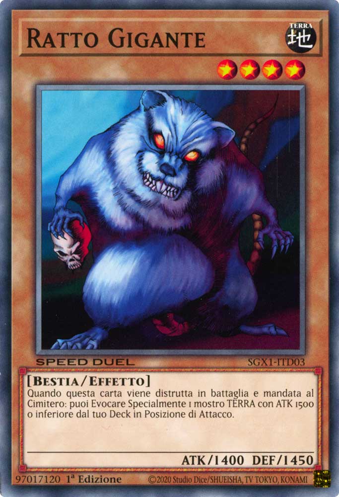 SGX1-ITD03 Ratto Gigante comune 1a Edizione (IT) -MINT-