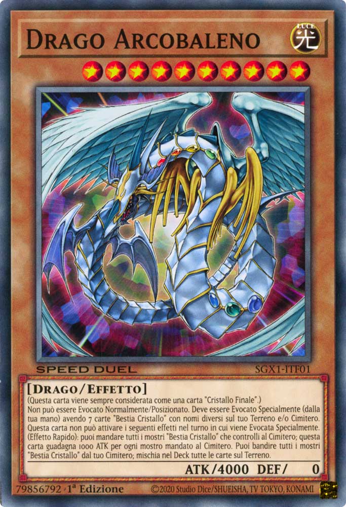 SGX1-ITF01 Drago Arcobaleno comune 1a Edizione (IT) -MINT-