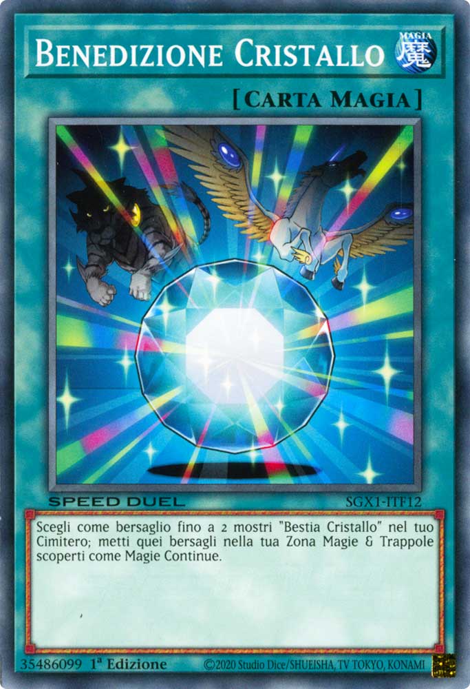 SGX1-ITF12 Benedizione Cristallo comune 1a Edizione (IT) -MINT-
