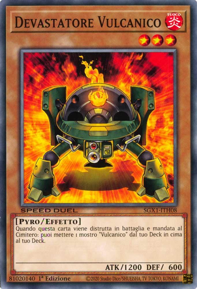 SGX1-ITH08 Devastatore Vulcanico comune 1a Edizione (IT) -MINT-