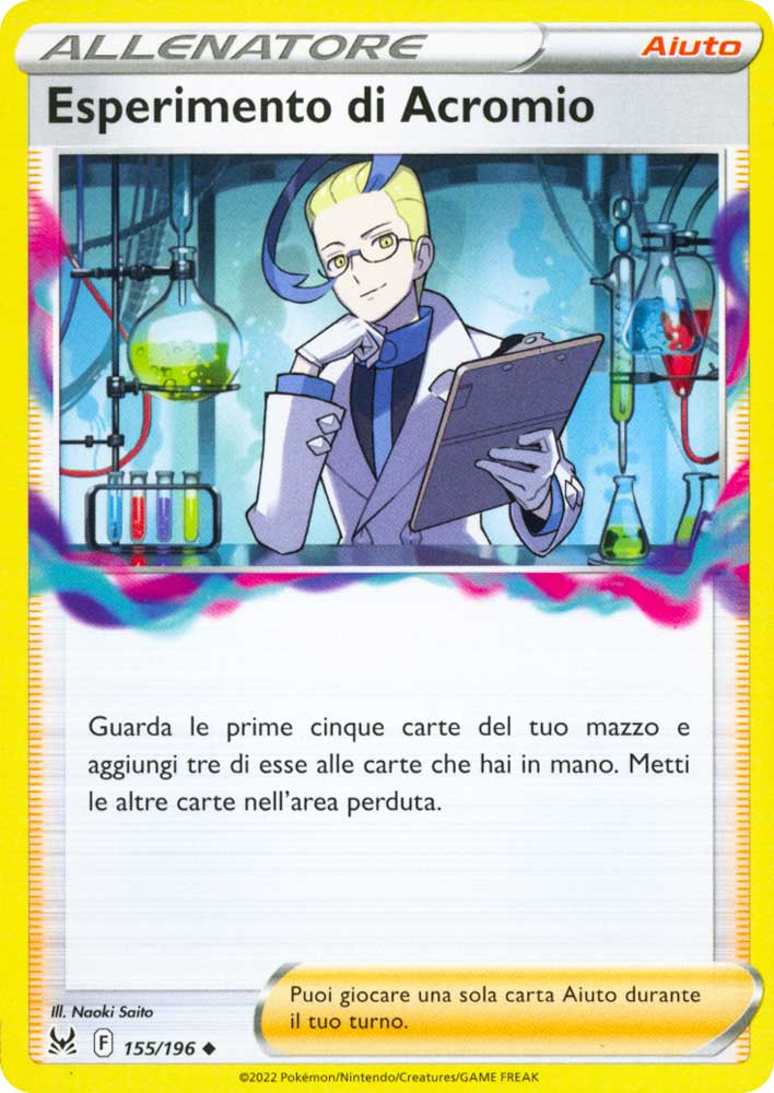 155 / 196 Esperimento di Acromio Non Comune normale (IT) -NEAR MINT-