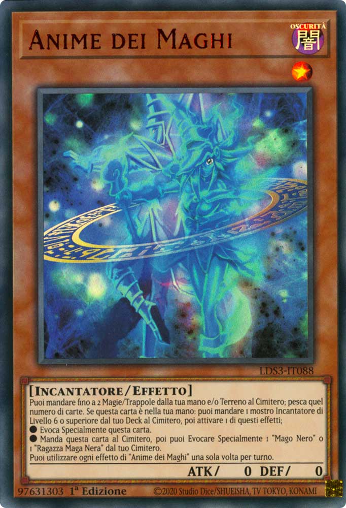 LDS3-IT088 Anime dei Maghi (scritta ROSSA) Ultra Rara 1a Edizione (IT) -NEAR MINT-