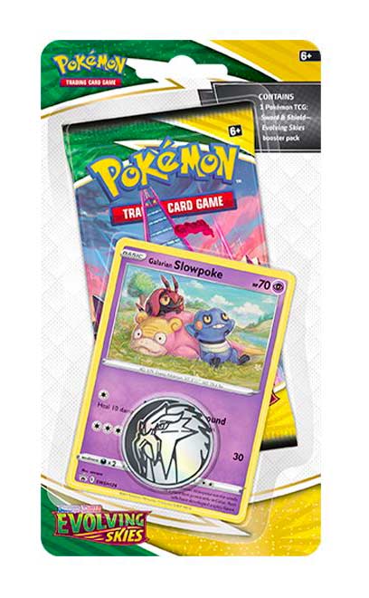 Sword and Shield Evolving Skies Checklane Blister Galarian Slowpoke (EN)