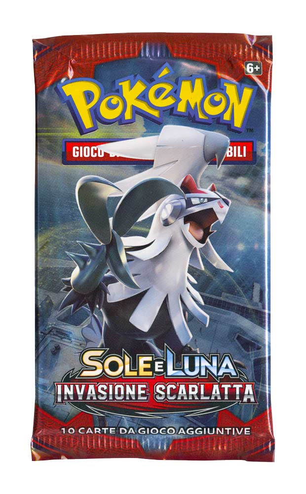 Sole e Luna Invasione Scarlatta busta 10 carte Artwork Silvally (IT)