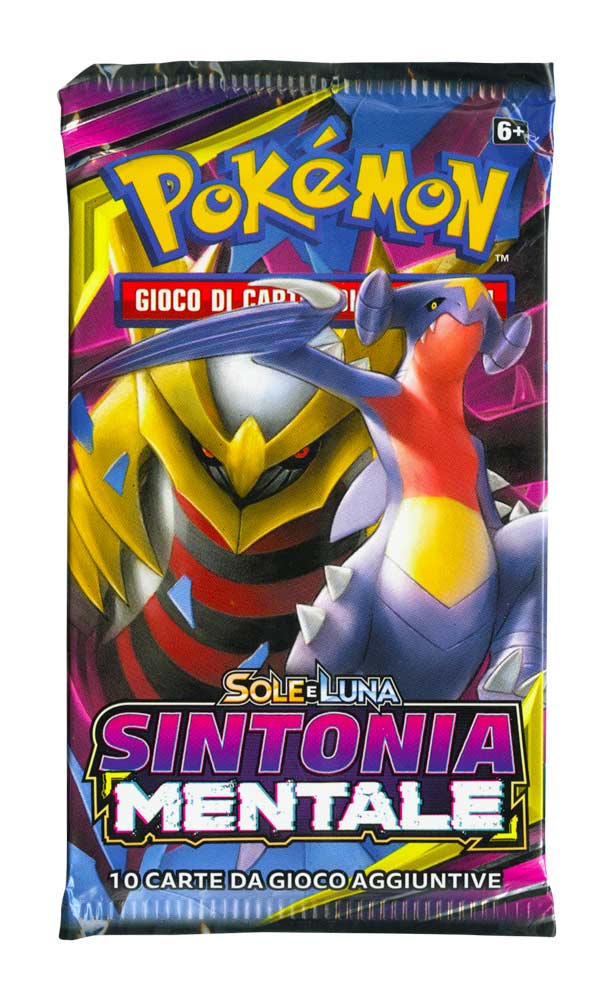 Sole e Luna Sintonia Mentale busta 10 carte Artwork Giratina e Garchomp (IT)
