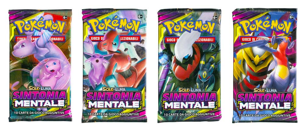 Sole e Luna Sintonia Mentale 4 buste da 10 carte con Artworks diversi (IT)