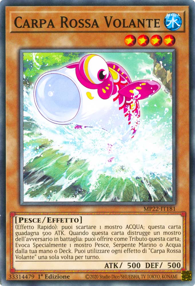 MP22-IT181 Carpa Rossa Volante Comune 1a Edizione (IT) -NEAR MINT-