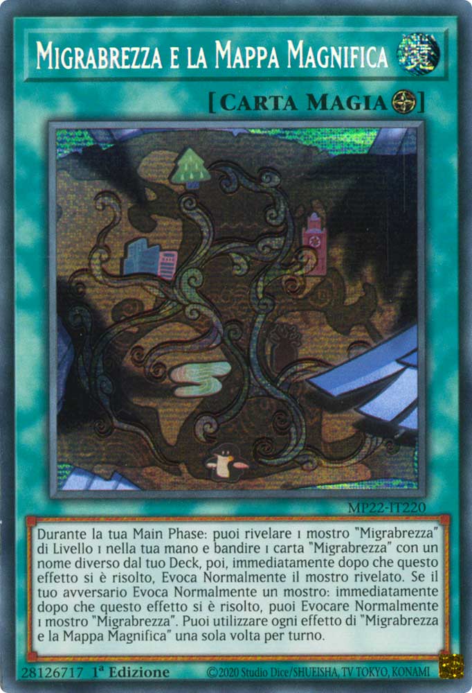 MP22-IT220 Migrabrezza e la Mappa Magnifica Rara Segreta Prismatica 1a Edizione (IT) -NEAR MINT-