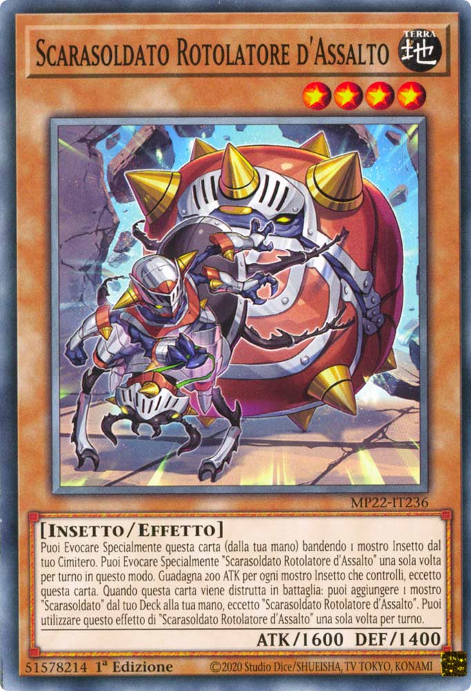 MP22-IT236 Scarasoldato Rotolatore d'Assalto Comune 1a Edizione (IT) -NEAR MINT-