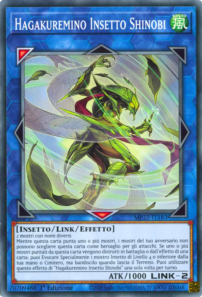 MP22-IT183 Hagakuremino Insetto Shinobi Comune 1a Edizione (IT) -NEAR MINT-