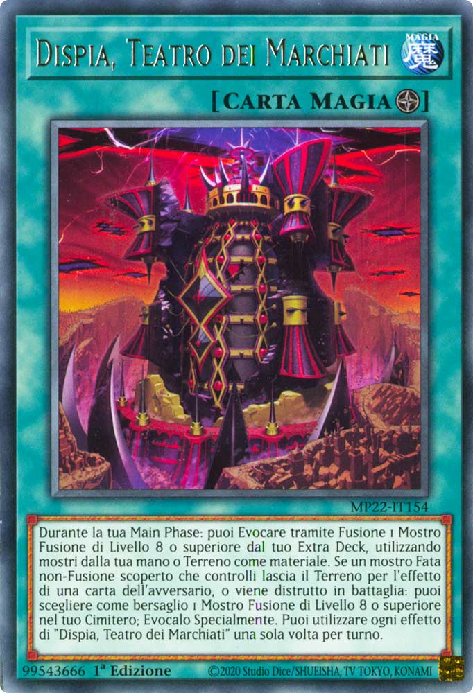 MP22-IT154 Dispia, Teatro dei Marchiati Rara 1a Edizione (IT) -NEAR MINT-