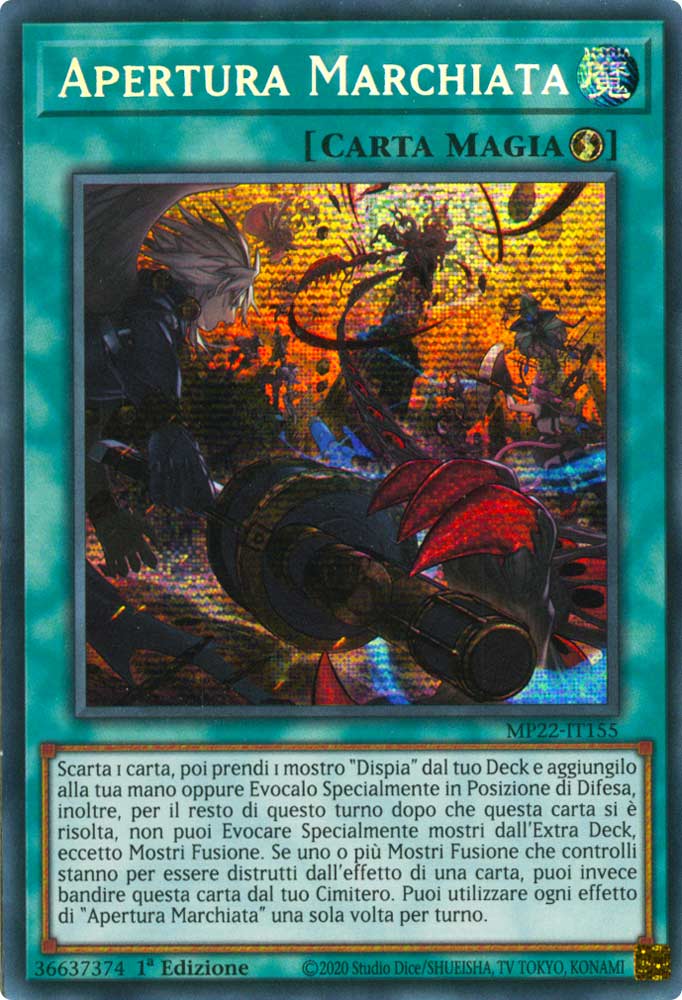 MP22-IT155 Apertura Marchiata Rara Segreta Prismatica 1a Edizione (IT) -NEAR MINT-