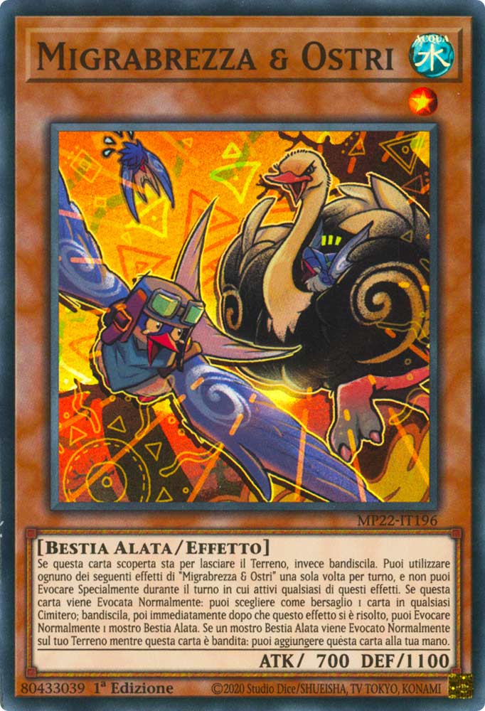 MP22-IT196 Migrabrezza & Ostri Super Rara 1a Edizione (IT) -NEAR MINT-