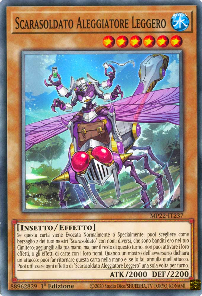 MP22-IT237 Scarasoldato Aleggiatore Leggero Comune 1a Edizione (IT) -NEAR MINT-