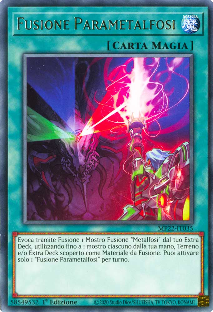 MP22-IT035 Fusione Parametalfosi Rara 1a Edizione (IT) -NEAR MINT-