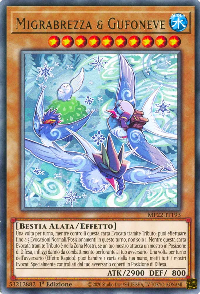 MP22-IT193 Migrabrezza & Gufoneve Rara 1a Edizione (IT) -NEAR MINT-