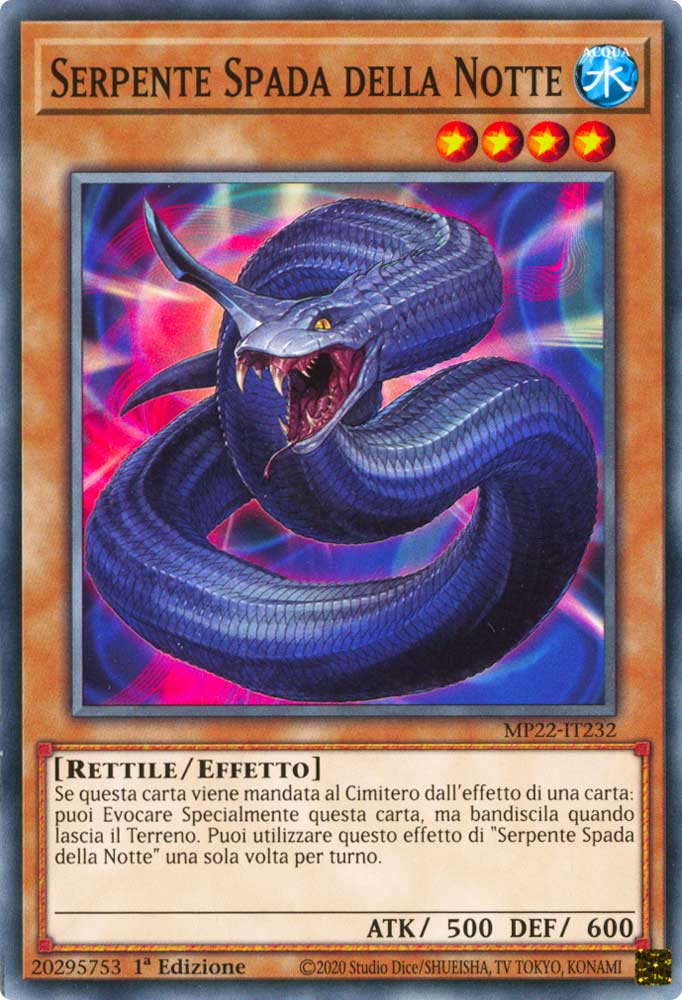 MP22-IT232 Serpente Spada della Notte Comune 1a Edizione (IT) -NEAR MINT-
