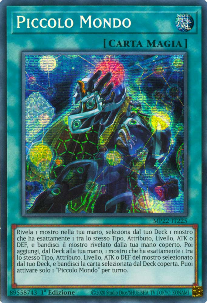 MP22-IT225 Piccolo Mondo Rara Segreta Prismatica 1a Edizione (IT) -NEAR MINT-