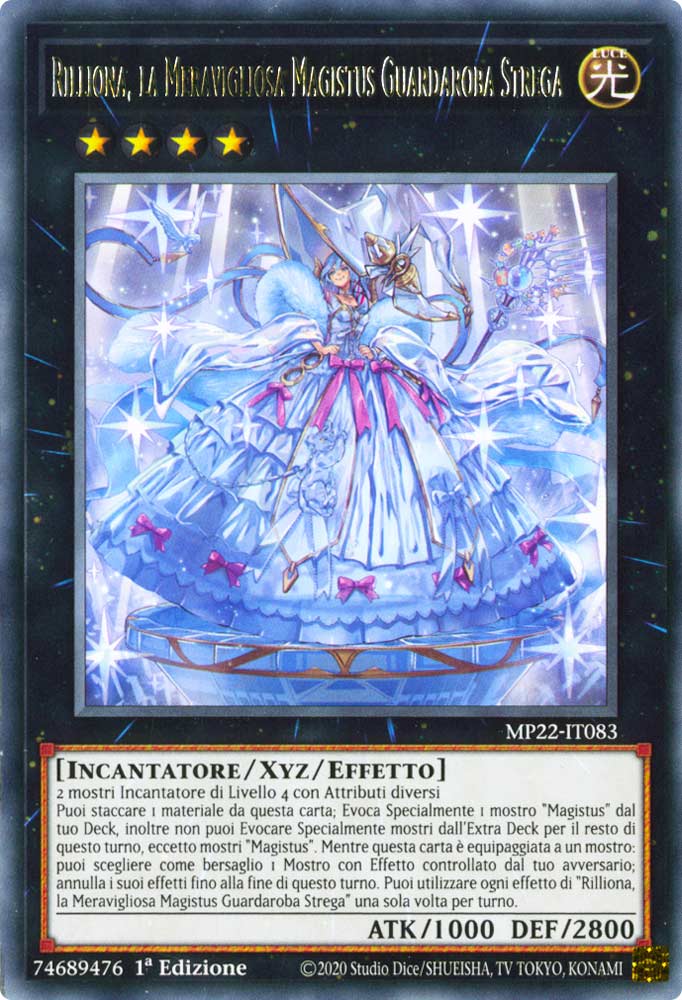 MP22-IT083 Rilliona, la Meravigliosa Magistus Guardaroba Strega Rara 1a Edizione (IT) -NEAR MINT-