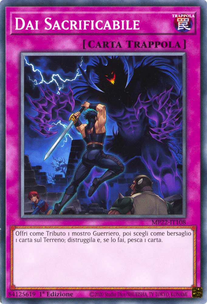 MP22-IT108 Dai Sacrificabile Comune 1a Edizione (IT) -NEAR MINT-