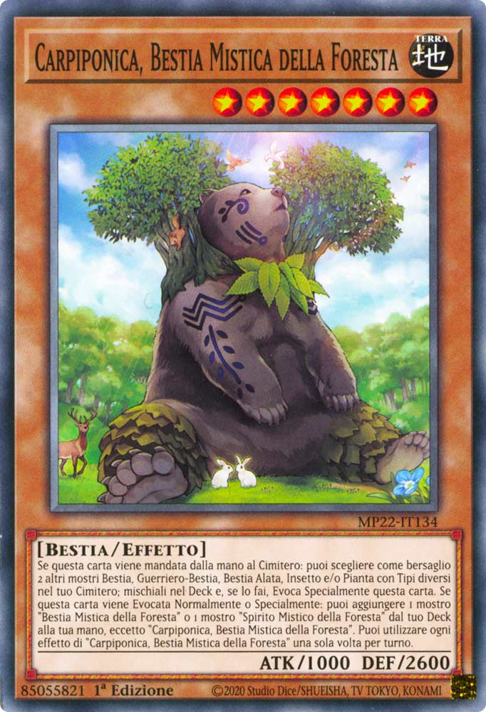 MP22-IT134 Carpiponica, Bestia Mistica della Foresta Comune 1a Edizione (IT) -NEAR MINT-