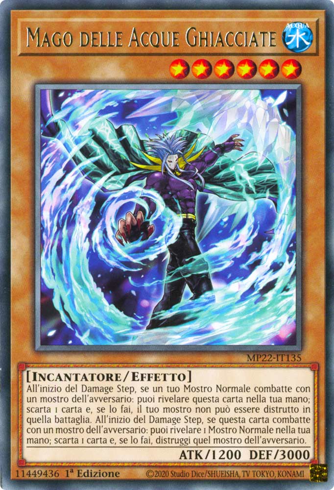 MP22-IT135 Mago delle Acque Ghiacciate Rara 1a Edizione (IT) -NEAR MINT-