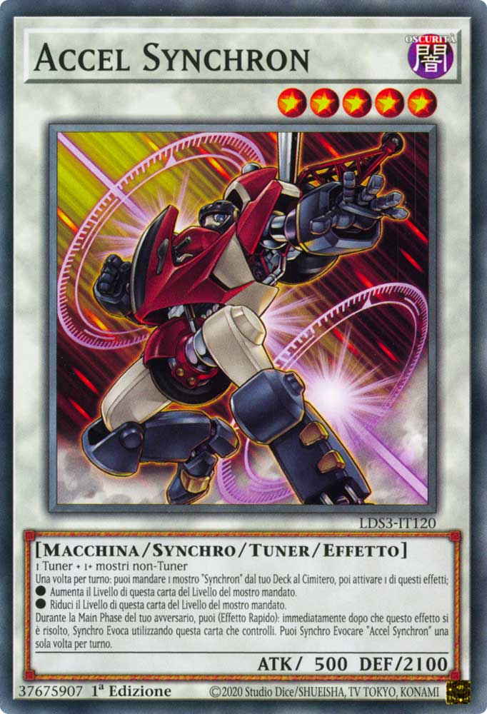 LDS3-IT120 Accel Synchron Comune 1a Edizione (IT) -NEAR MINT-