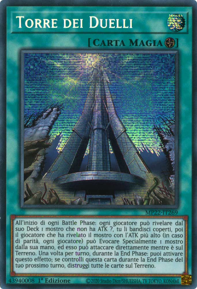MP22-IT269 Torre dei Duelli Rara Segreta Prismatica 1a Edizione (IT) -NEAR MINT-