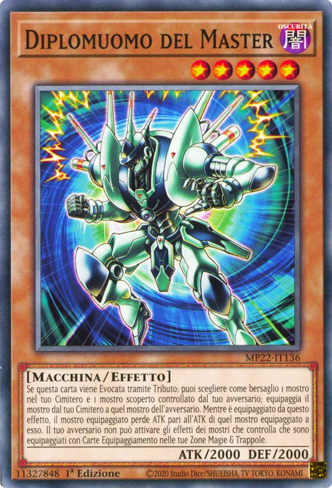 MP22-IT136 Diplomuomo del Master Comune 1a Edizione (IT) -NEAR MINT-