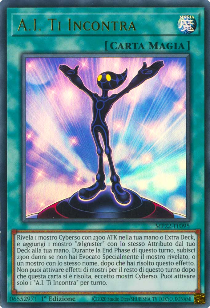 MP22-IT095 A.I. Ti Incontra Ultra Rara 1a Edizione (IT) -NEAR MINT-