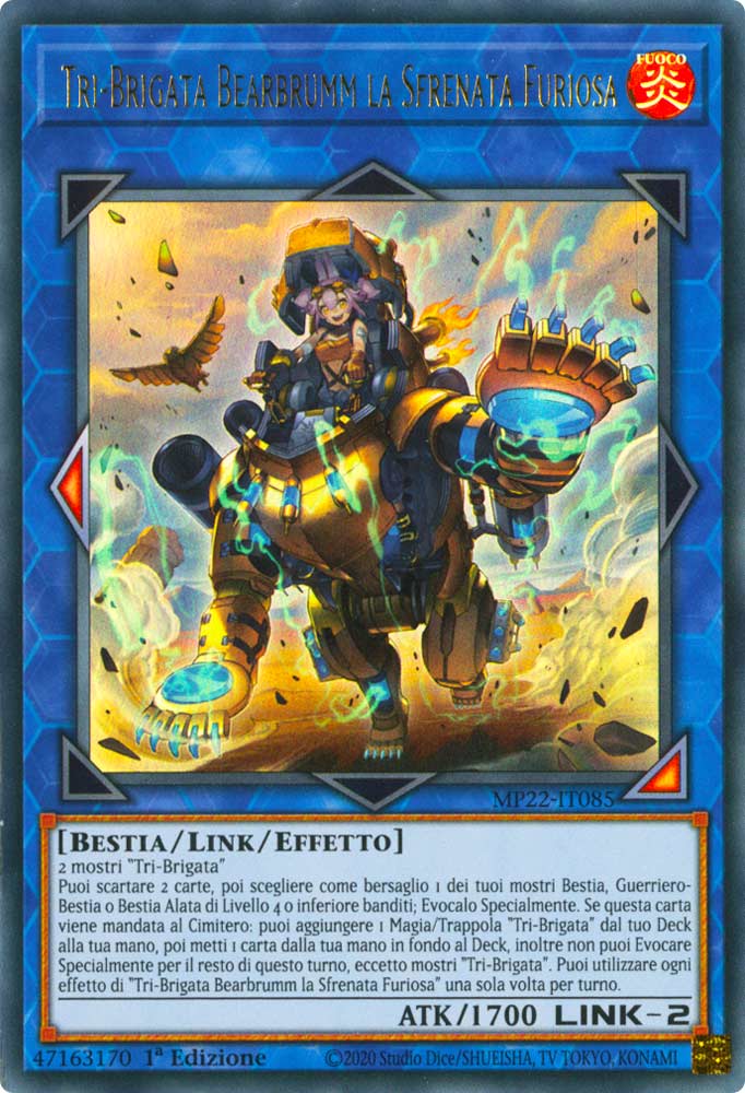 MP22-IT085 Tri-Brigata Bearbrumm la Sfrenata Furiosa Ultra Rara 1a Edizione (IT) -NEAR MINT-