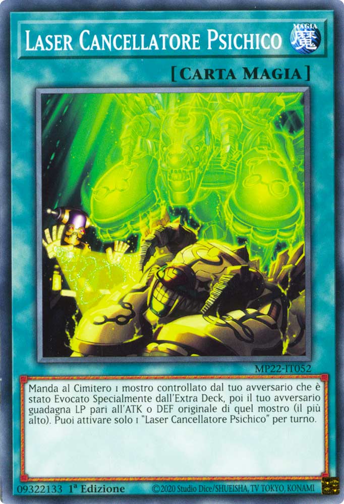 MP22-IT052 Laser Cancellatore Psichico Comune 1a Edizione (IT) -NEAR MINT-