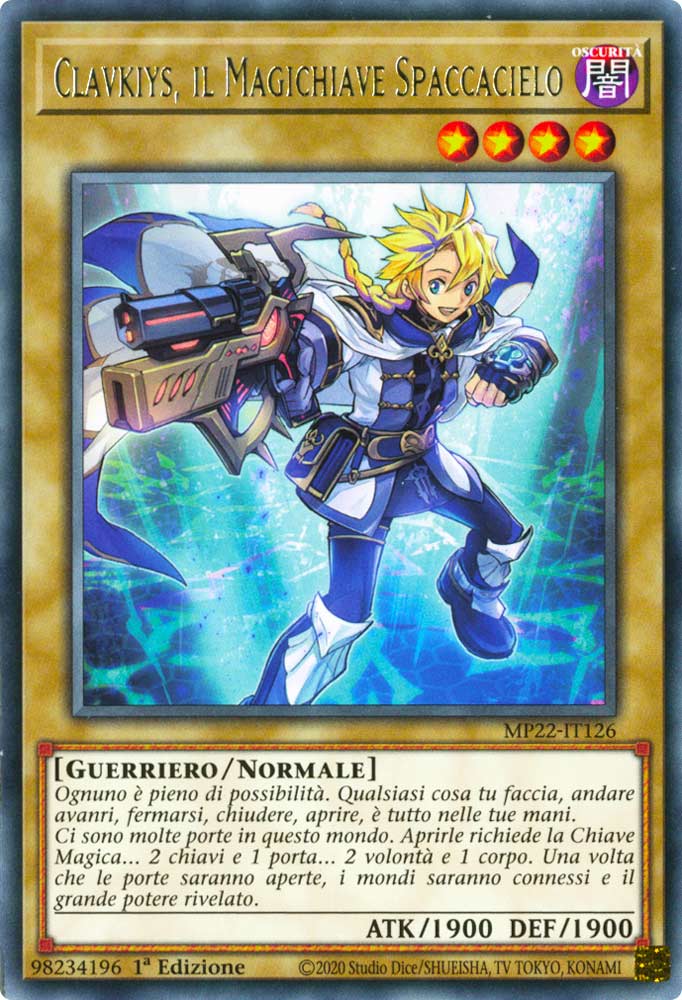 MP22-IT126 Clavkiys, il Magichiave Spaccacielo Rara 1a Edizione (IT) -NEAR MINT-