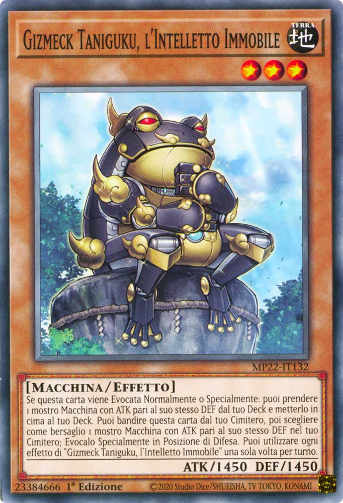 MP22-IT132 Gizmeck Taniguku, l'Intelletto Immobile Comune 1a Edizione (IT) -NEAR MINT-