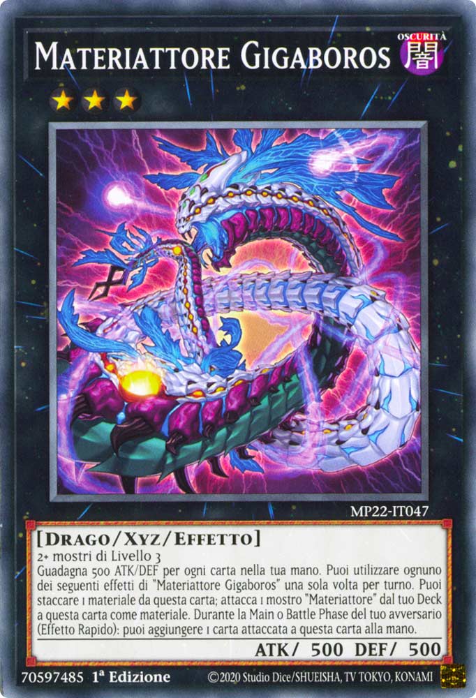 MP22-IT047 Materiattore Gigaboros Comune 1a Edizione (IT) -NEAR MINT-