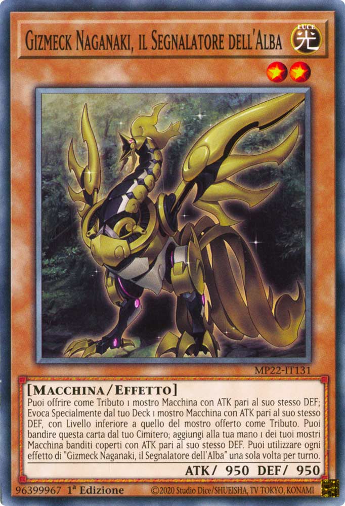 MP22-IT131 Gizmeck Naganaki, il Segnalatore dell'Alba Comune 1a Edizione (IT) -NEAR MINT-