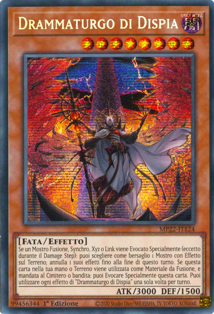 MP22-IT124 Drammaturgo di Dispia Rara Segreta Prismatica 1a Edizione (IT) -NEAR MINT-