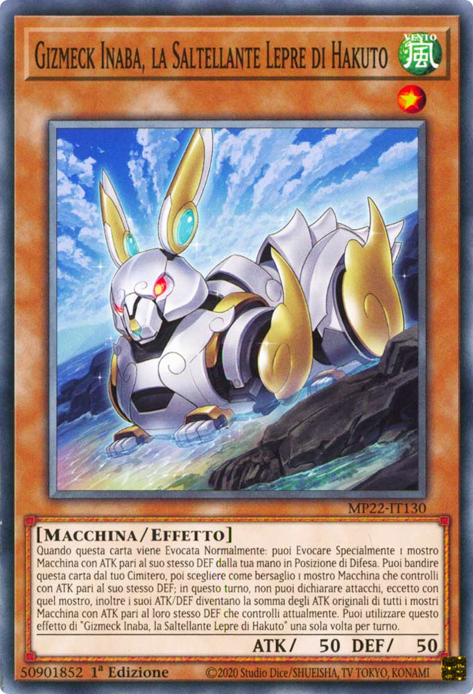 MP22-IT130 Gizmeck Inaba, la Saltellante Lepre di Hakuto Comune 1a Edizione (IT) -NEAR MINT-