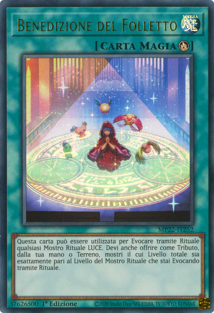 MP22-IT252 Benedizione del Folletto Ultra Rara 1a Edizione (IT) -NEAR MINT-