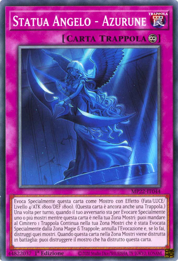 MP22-IT044 Statua Angelo - Azurune Comune 1a Edizione (IT) -NEAR MINT-