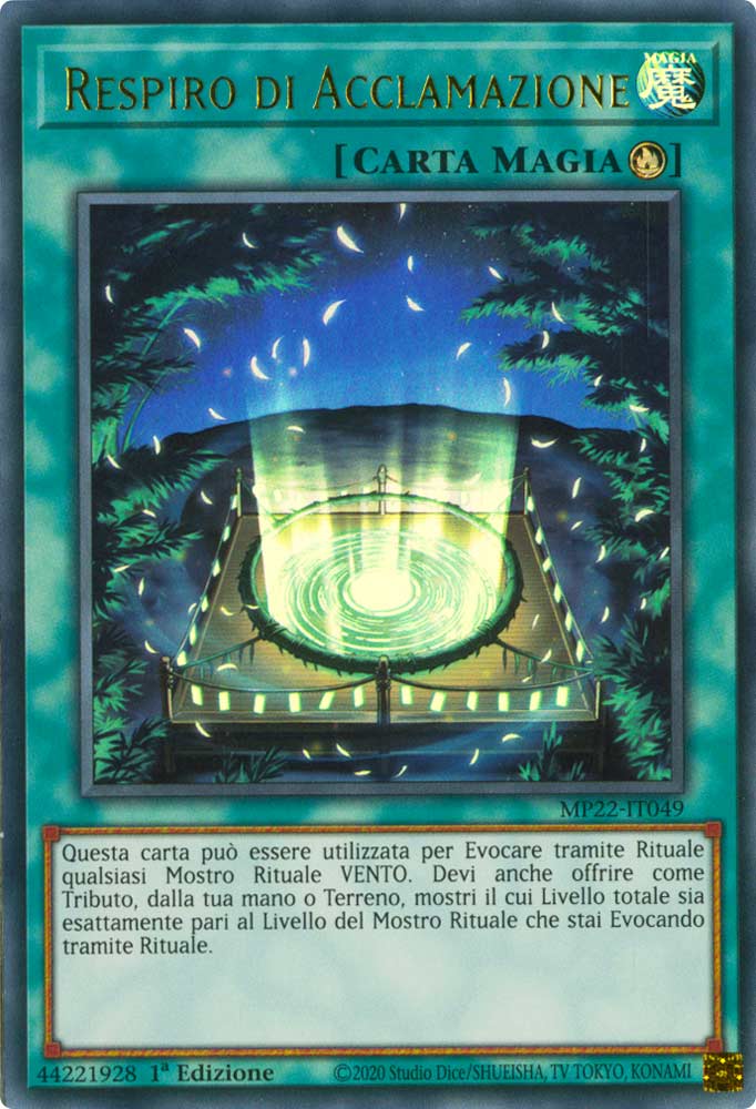 MP22-IT049 Respiro di Acclamazione Ultra Rara 1a Edizione (IT) -NEAR MINT-